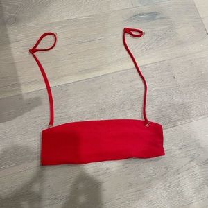 Frankies Bikinis Scarlett Top- Red